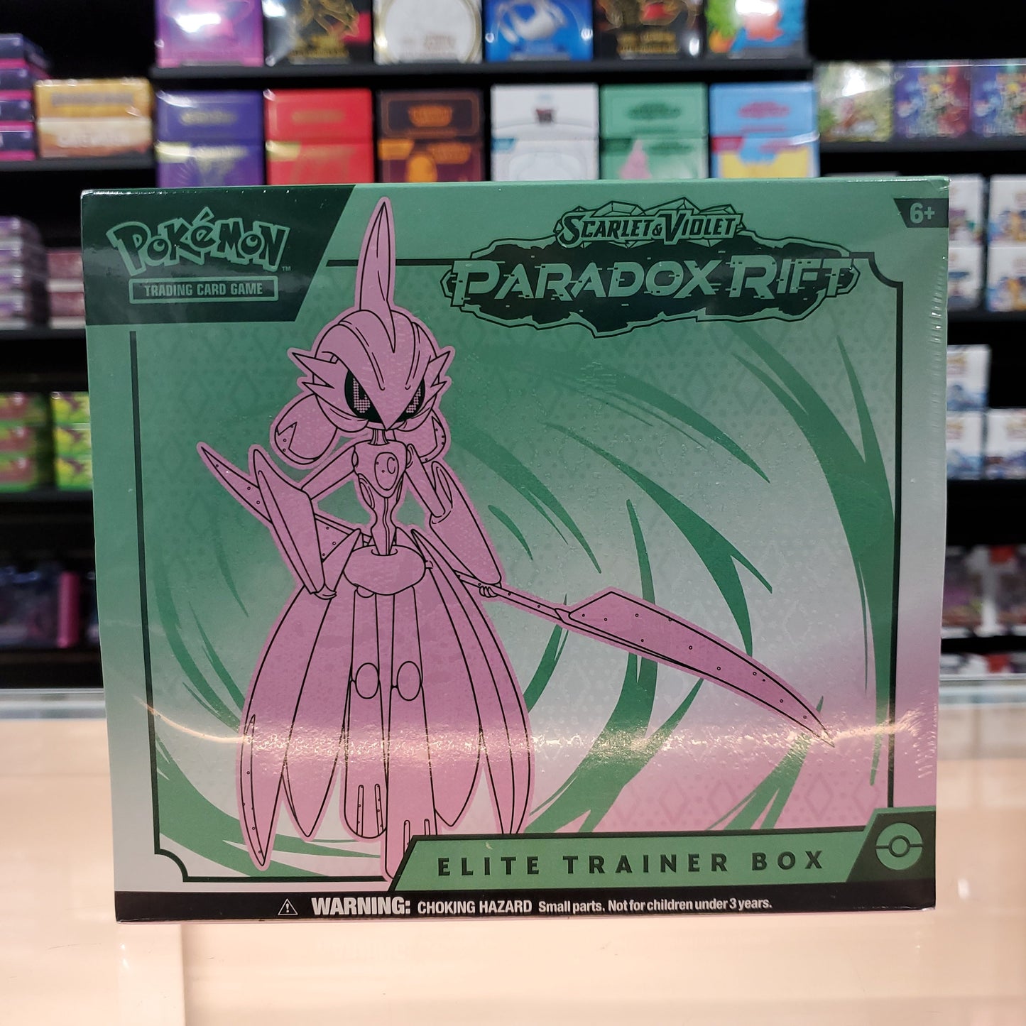 Hot Sale : Scarlet & Violet: Paradox Rift - Elite Trainer Box (Iron Valiant)