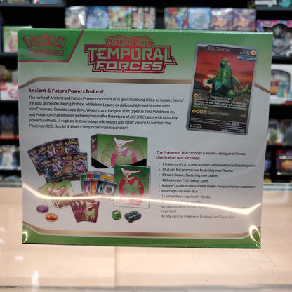 Hot Sale : Scarlet & Violet: Temporal Forces - Elite Trainer Box (Iron Leaves)