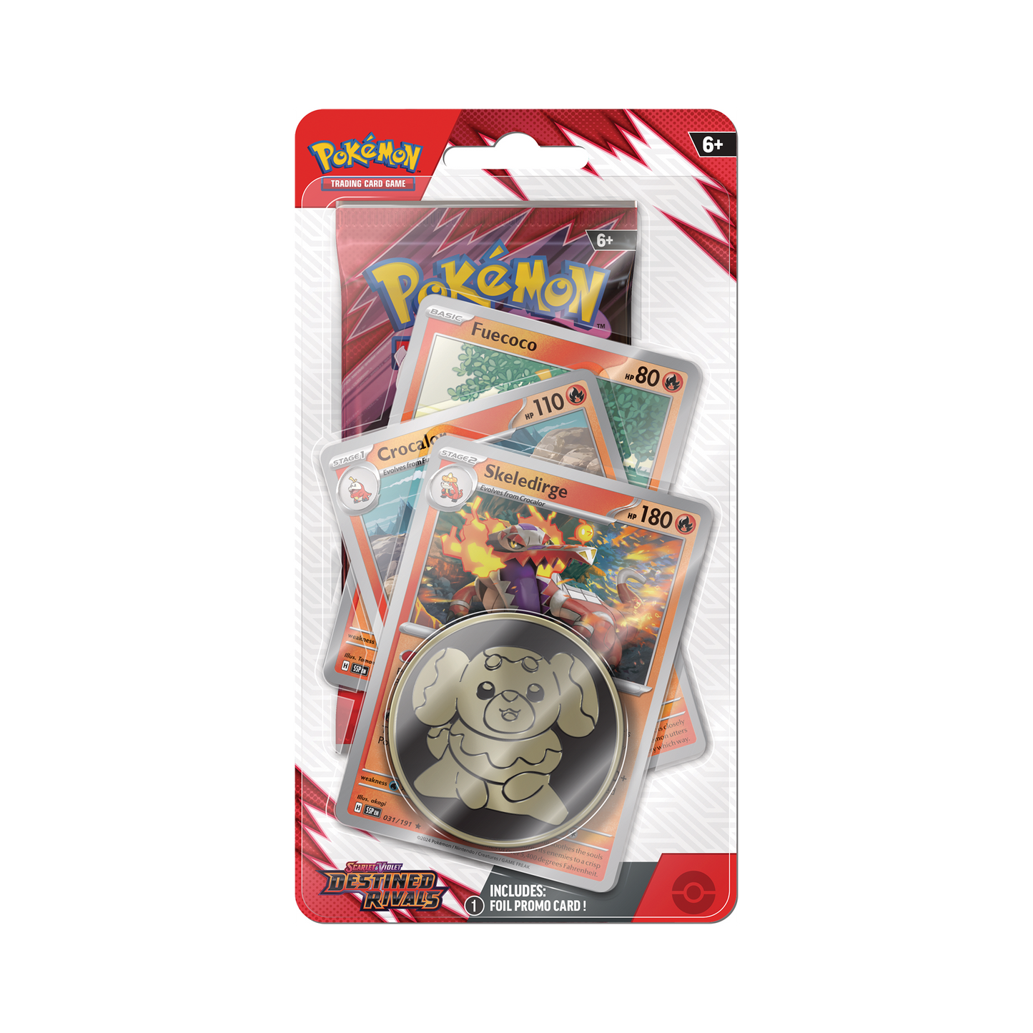 Pokemon TCG - Scarlet & Violet - Destined Rivals - Premium Checklane Blister