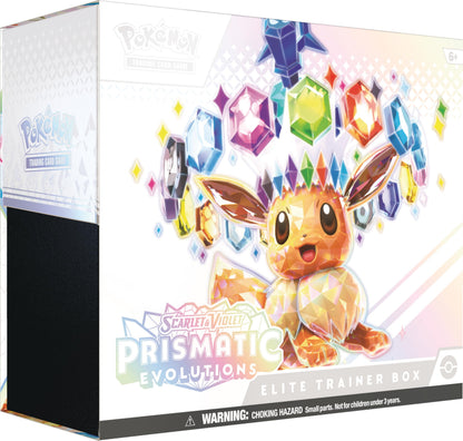 Scarlet & Violet – Prismatic Evolutions Elite Trainer Box