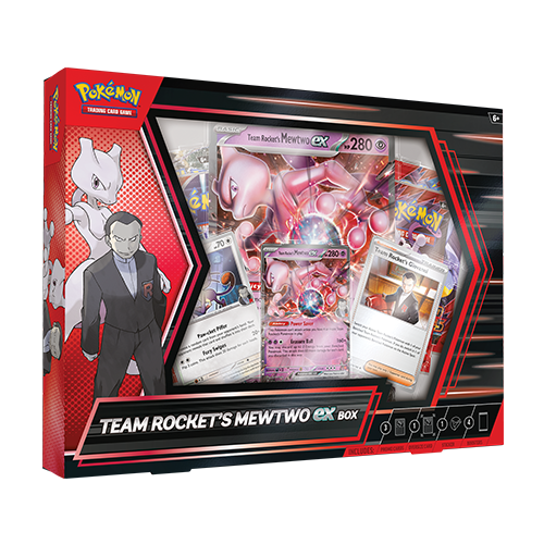 Pokemon TCG - Scarlet & Violet - Destined Rivals - Team Rocket's Mewtwo ex Box