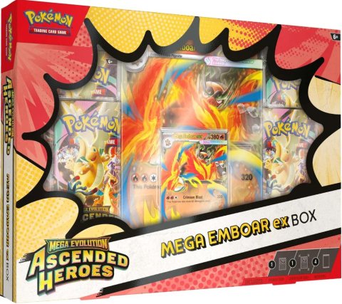 Ascended Heroes - EX Box Mega Meganium, Feraligtr or Emboar