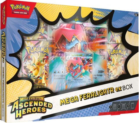 Ascended Heroes - EX Box Mega Meganium, Feraligtr or Emboar