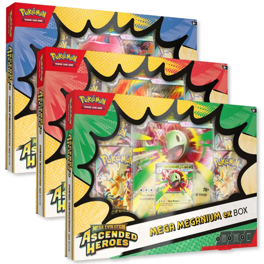 Ascended Heroes - EX Box Mega Meganium, Feraligtr or Emboar