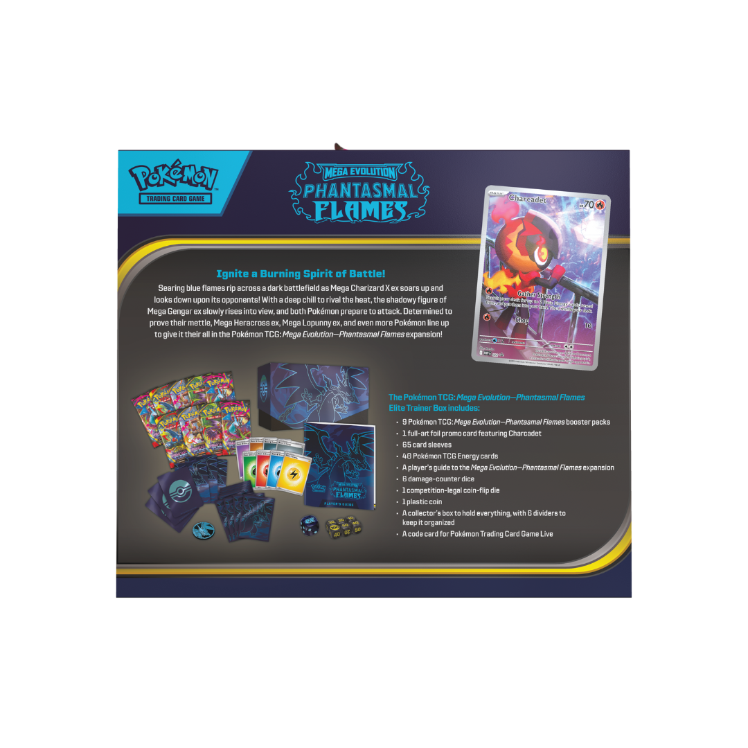 Mega Evolution Phantasmal Flames - Elite Trainer Box
