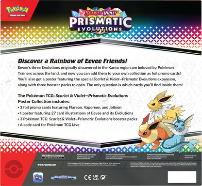 Scarlet & Violet – Prismatic Evolutions Poster Collection