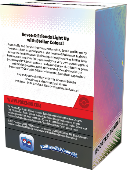 Scarlet & Violet – Prismatic Evolutions Booster Bundle