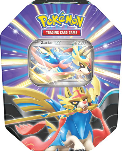 Slashing Legends ex Tin - Zacian/Koraidon
