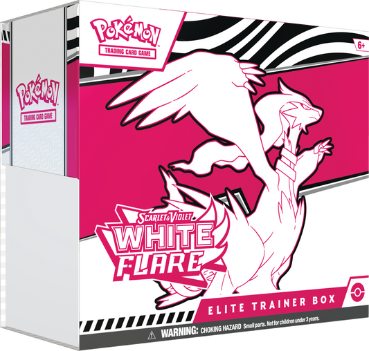 Scarlet & Violet – White Flare Elite Trainer Box Reshiram
