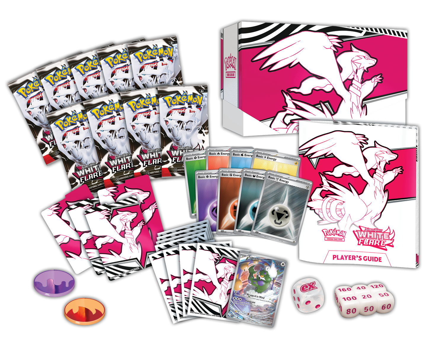 Scarlet & Violet – White Flare Elite Trainer Box Reshiram