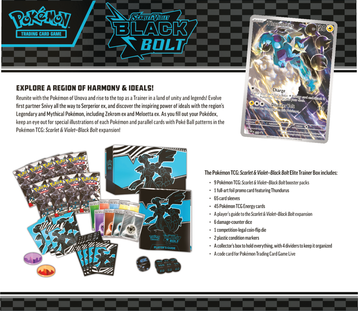 Scarlet & Violet – Black Bolt Elite Trainer Box Zekrom