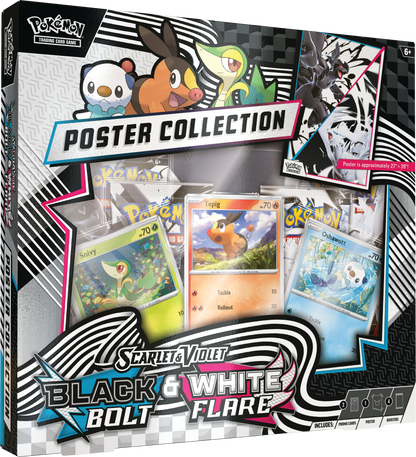 Scarlet & Violet – Black Bolt & White Flare Poster Collection