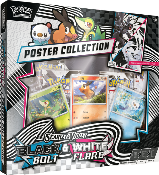 Scarlet & Violet – Black Bolt & White Flare Poster Collection