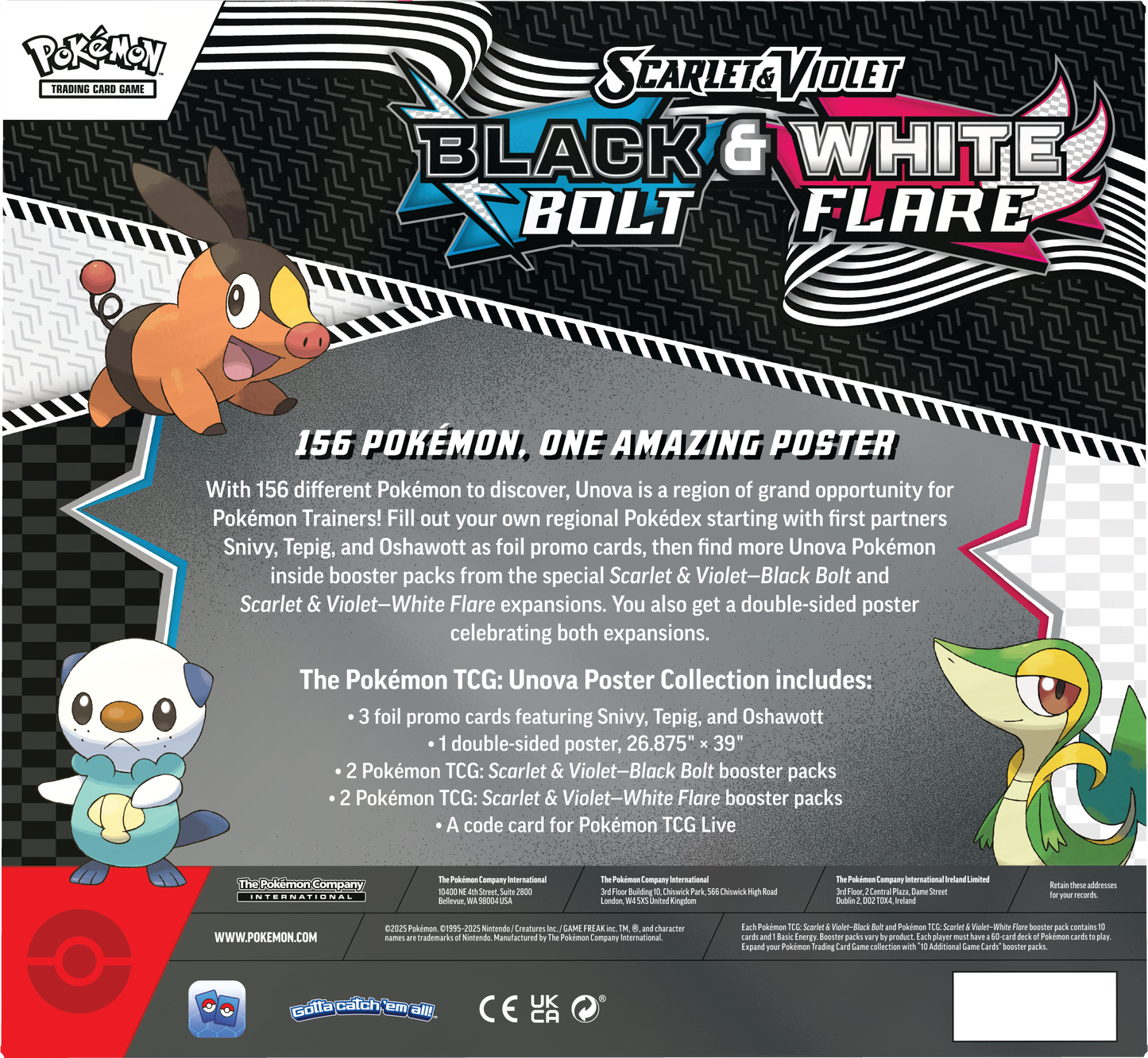 Scarlet & Violet – Black Bolt & White Flare Poster Collection