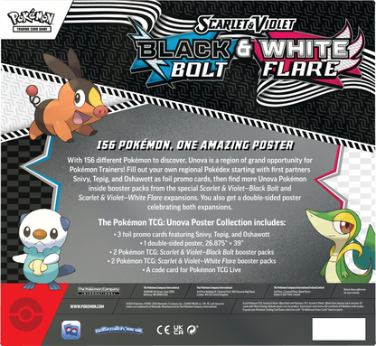 Scarlet & Violet – Black Bolt & White Flare Poster Collection