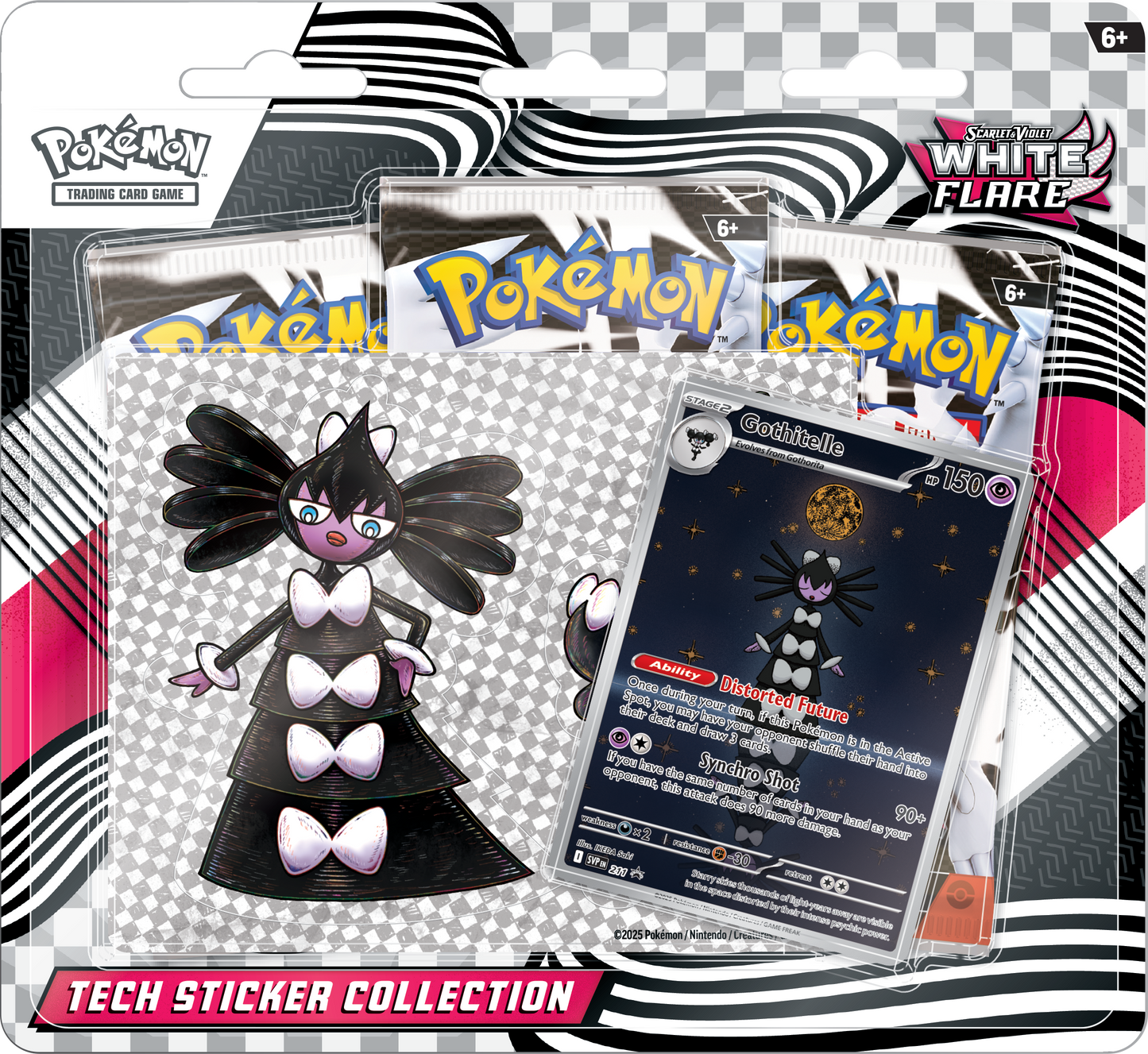 Scarlet & Violet – White Flare Tech Sticker Coll Gothitelle