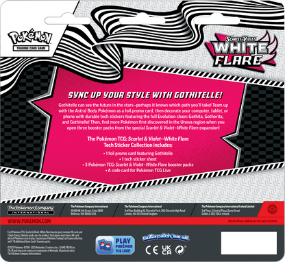 Scarlet & Violet – White Flare Tech Sticker Coll Gothitelle