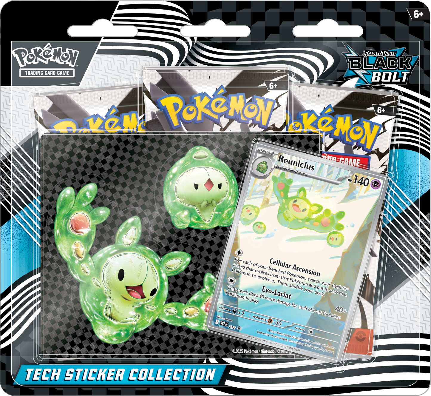 Scarlet & Violet – Black Bolt Tech Sticker Coll Reuniclus