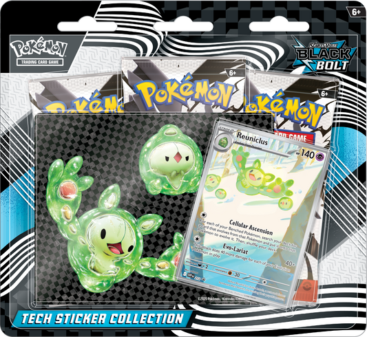 Scarlet & Violet – Black Bolt Tech Sticker Coll Reuniclus
