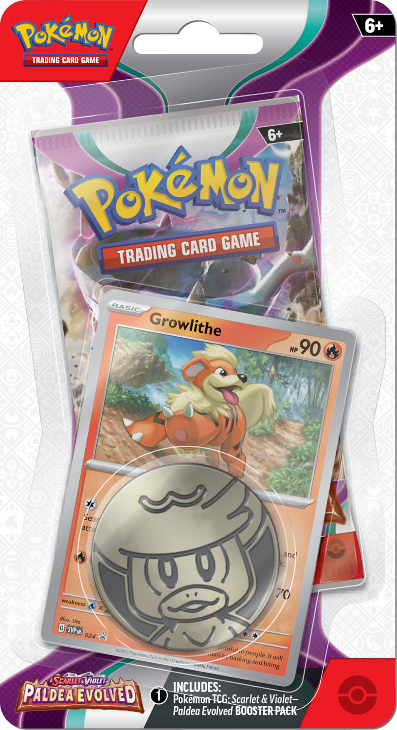 Pokemon TCG - Scarlet & Violet - Paldea Evolved - Checklane Blister