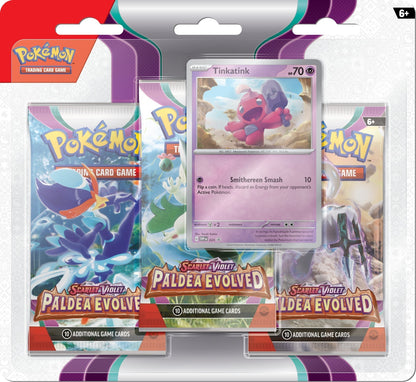 Pokemon TCG - Scarlet & Violet - Paldea Evolved - 3 Pack Blister