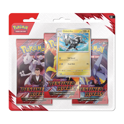 Pokemon TCG - Scarlet & Violet - Destined Rivals - 3 Pack Blister