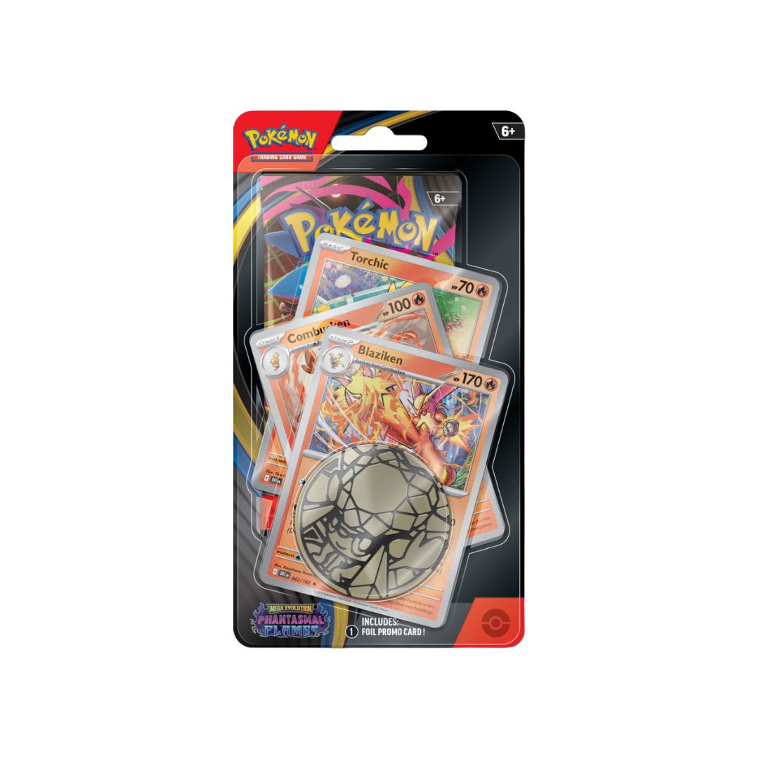 Mega Evolution Phantasmal Flames - Premium Checklane (Blaziken / Hydrapple)