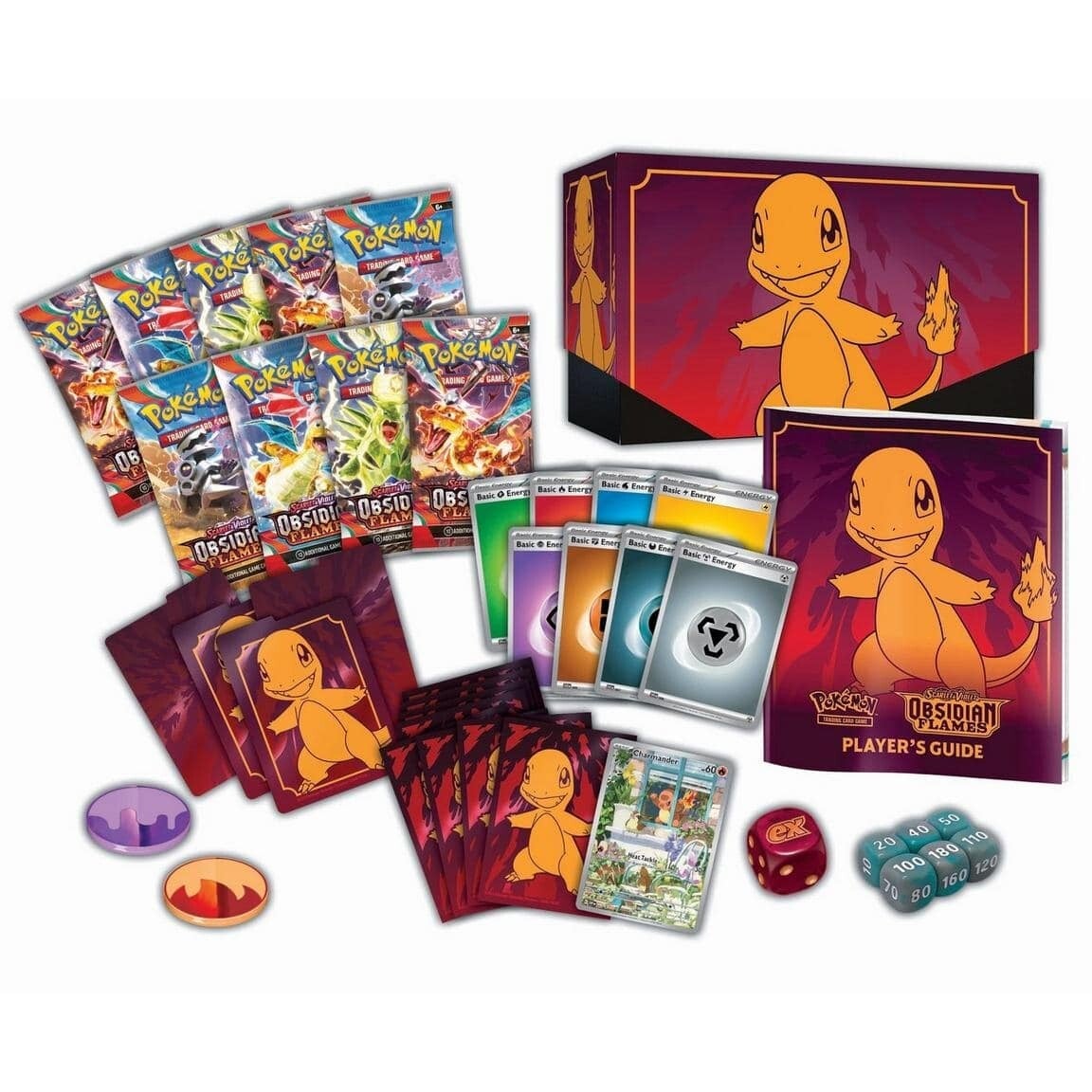 Hot Sale : Scarlet & Violet: Obsidian Flames - Elite Trainer Box