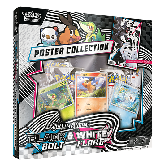 Pokemon TCG - Scarlet & Violet - Black Bolt & White Flare - Unova Poster Collection