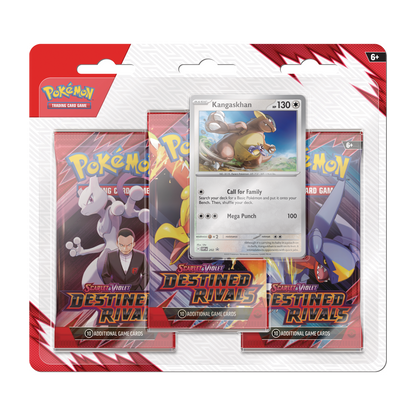 Pokemon TCG - Scarlet & Violet - Destined Rivals - 3 Pack Blister