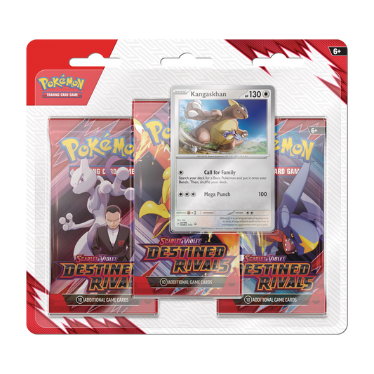 Pokemon TCG - Scarlet & Violet - Destined Rivals - 3 Pack Blister
