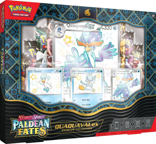 Pokemon TCG - Scarlet & Violet - Paldean Fates - Premium Collection - Quaquaval ex