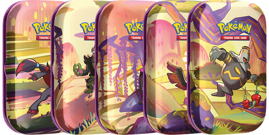 Pokemon TCG - Scarlet & Violet - Shrouded Fable - Set of 5 Mini Tins